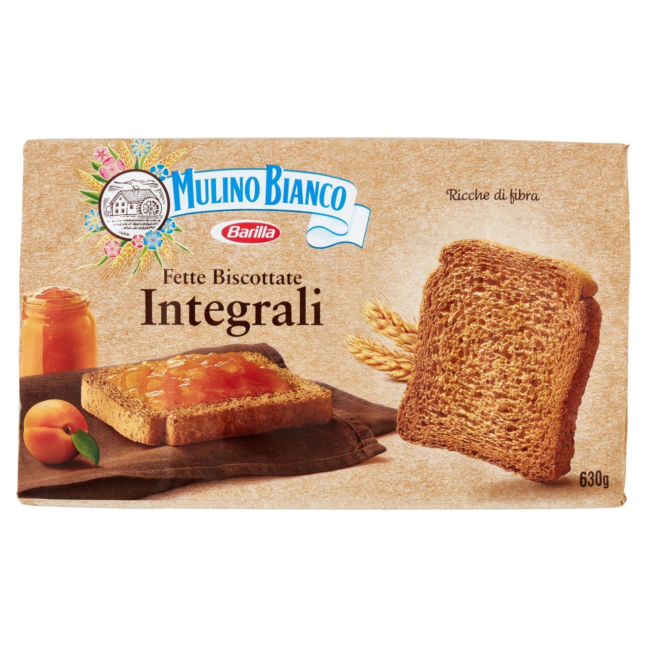 MULINO BIANCO FETTE BISCOTTATE LE INTEGRALI 630GR