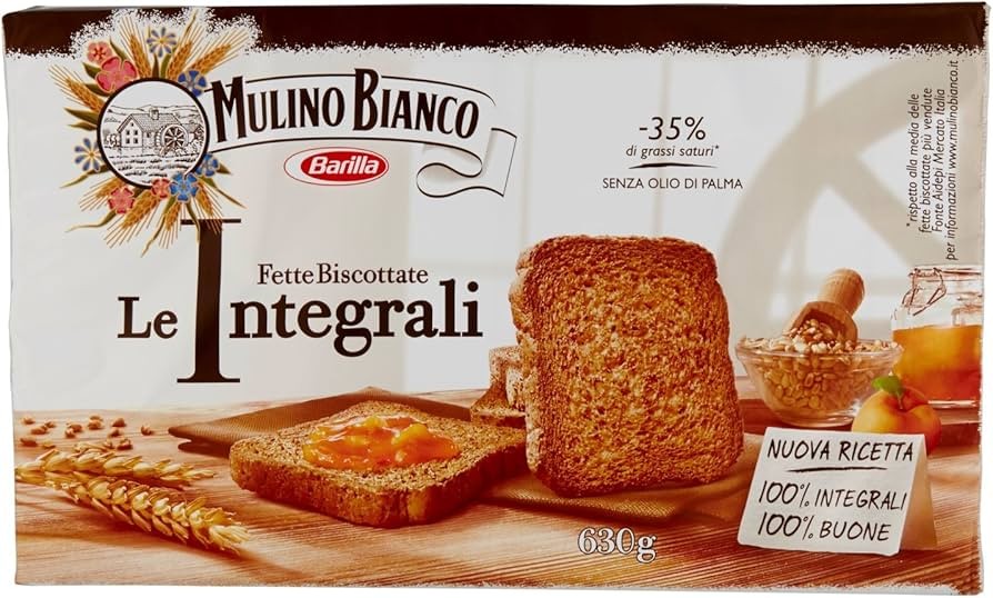 00891-2 MULINO BIANCO FETTE BISCOTTATE INTEGRALI GR630