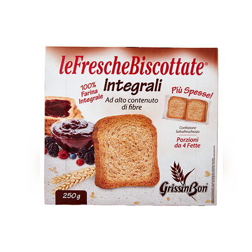 GRISSINBON LE FRESCHE BISCOTTATE INTEGRALI 250GR