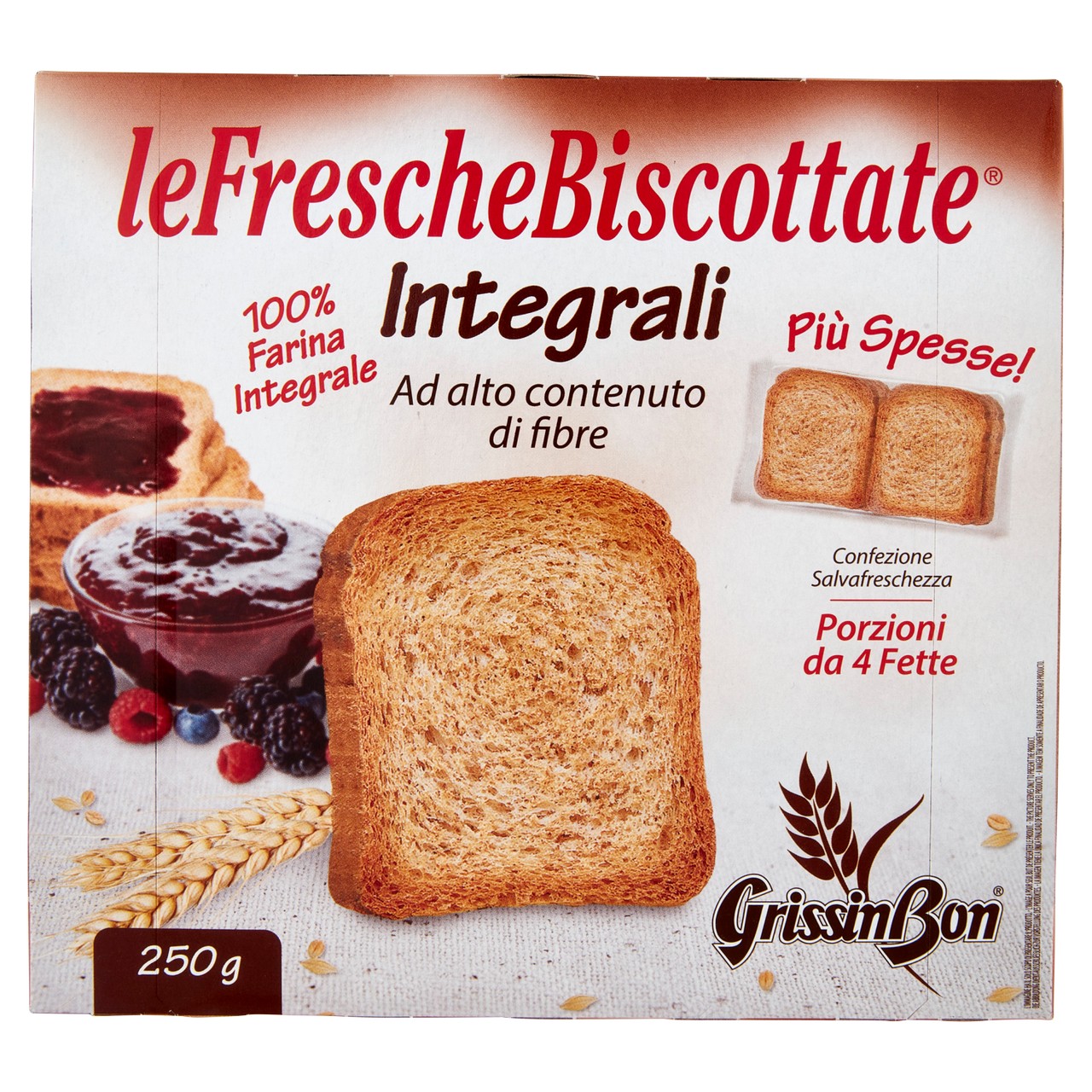 &NBSP GRISSIN BON LE FRESCHE BISCOTTATE INTEGRALI 250GR