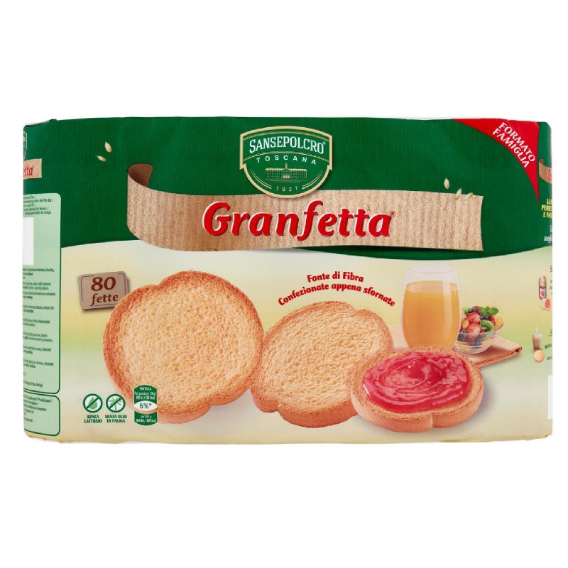 &amp BSP SANSEPOLCRO TOSCANA DELVERDE GRANFETTA&amp BSP  CLASSICA E&amp BSP  80 FETTE 600GR