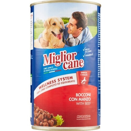 MIGLIOR CANE BOCCONI CON MANZO 1.25KG