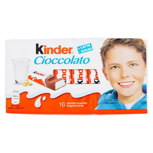 KINDER CIOCCOLATO 16 PEZZI