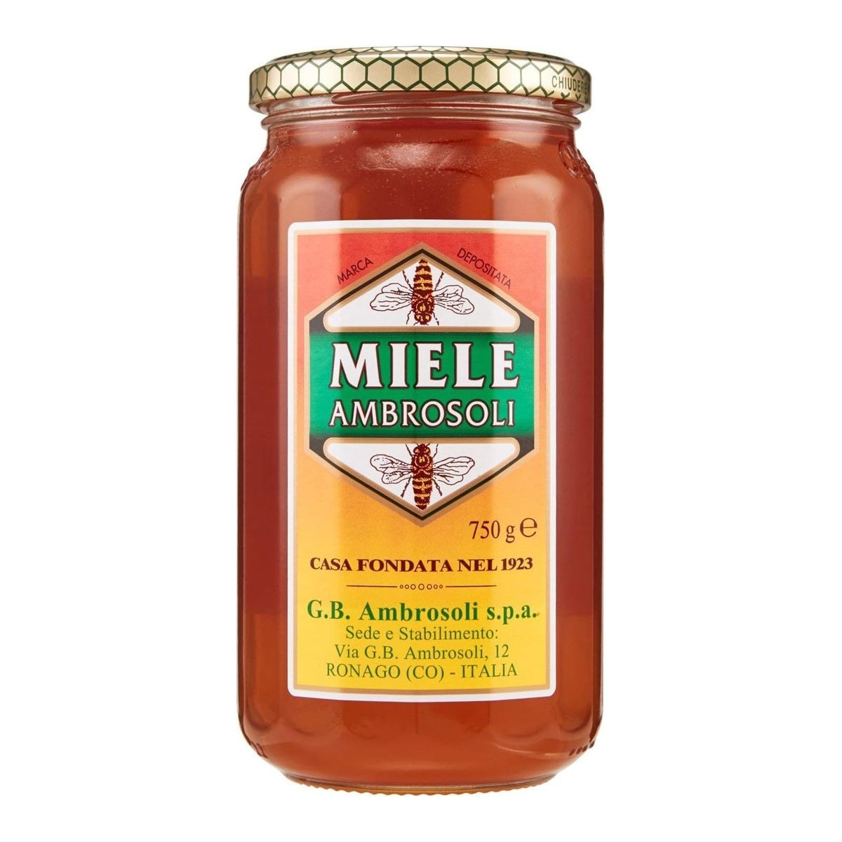Ambrosoli Miele Millefiori, Miscela di Miele di Fiori, 750gr