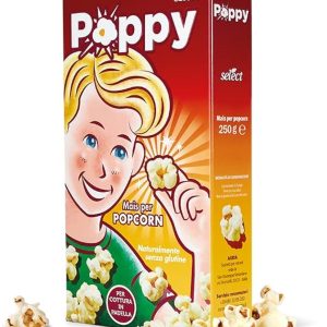 SELECT POPPY, CHICCHI DI MAIS PER POPCORN, IN ASTUCCIO 250GR