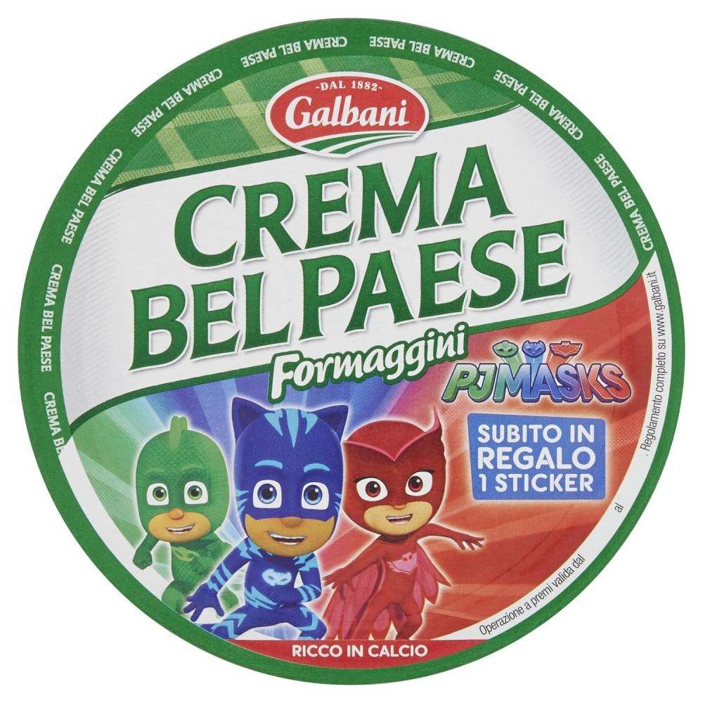 GALBANI CREMA BEL PAESE FORMAGGINI ,CONFEZIONE DA 8 FORMAGGINI, 175GR