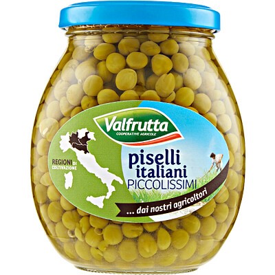 &NBSP VALFRUTTA PISELLI ITALIANI PICCOLISSIMI IN VETRO 370GR
