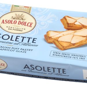 ASOLO DOLCE&NBSP  ASOLETTE GLASSATE CON DECORAZIONI ALL'ALBICOCCA 125GR