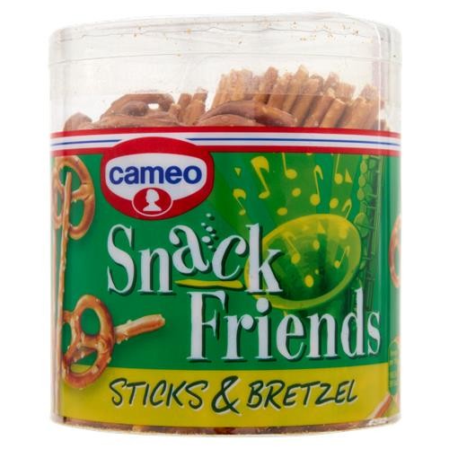 CAMEO SNACK FRIENDS STICKS &amp  BRETZEL STUZZICHINI SALATI 300GR