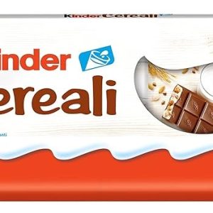 FERRERO KINDER CEREALI, TAVOLETTE DI CIOCCOLATO AI CEREALI, 141GR (6 PACCHETTI DA 23,5GR )