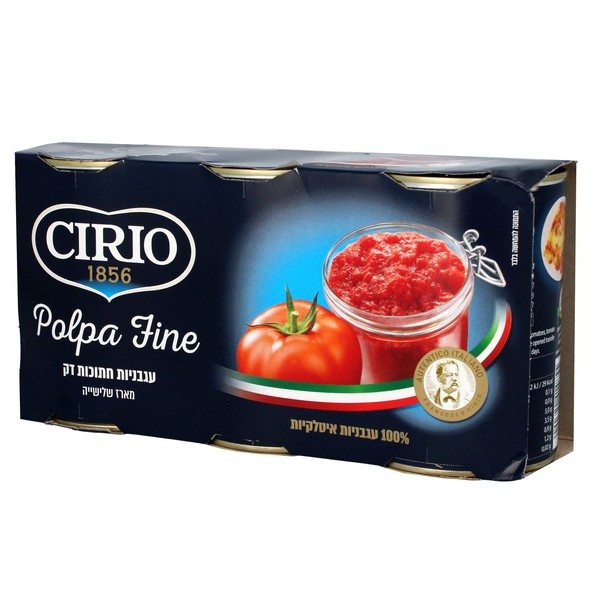 CIRIO POLPA FINE GR400X3