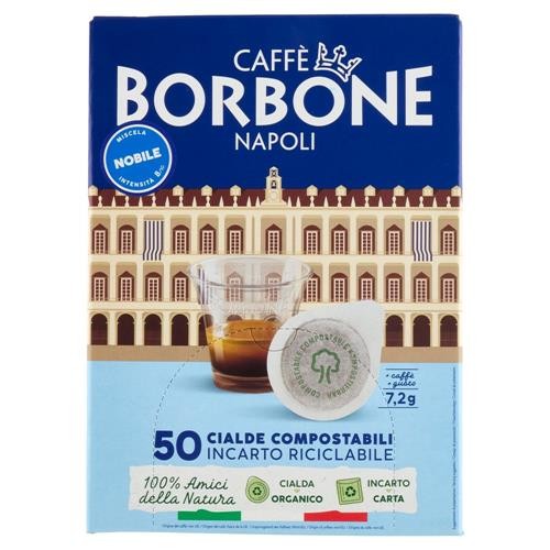&amp BSP CAFFE BORBONE MISCELA NOBILE CONFEZIONE DA 50 CIALDE&amp BSP
