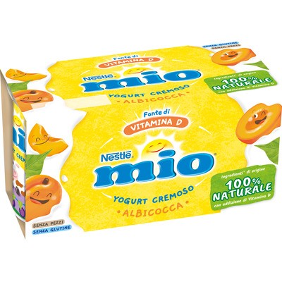 NESTLE' MIO YOGURT ALBICOCCA GR125X2