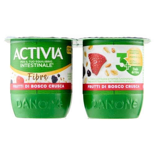 ACTIVIA FIBRE YOGURT FRUTTI DI BOSCO E CRUSCA GR125X4