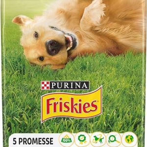 Purina Friskies Balance Crocchette per Cane con Pollo,Manzo e Verdure 4kg