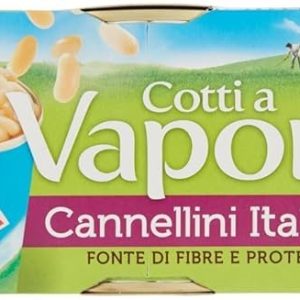 VALFRUTTA FAGIOLI CANNELLINI ITALIANI COTTI A VAPORE, IN SCATOLA 3 X 150GR
