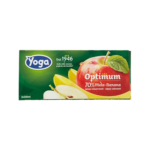 YOGA SUCCO MELA- BANANA ML200X3
