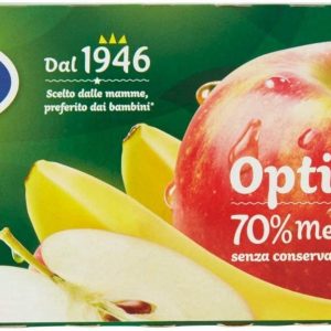 YOGA OPTIMUM SUCCHI DI FRUTTA GUSTO MELA BANANA, CONFEZIONE CONTIENE 3 BARATTOLI IN BRICK DA 200ML, 600ML