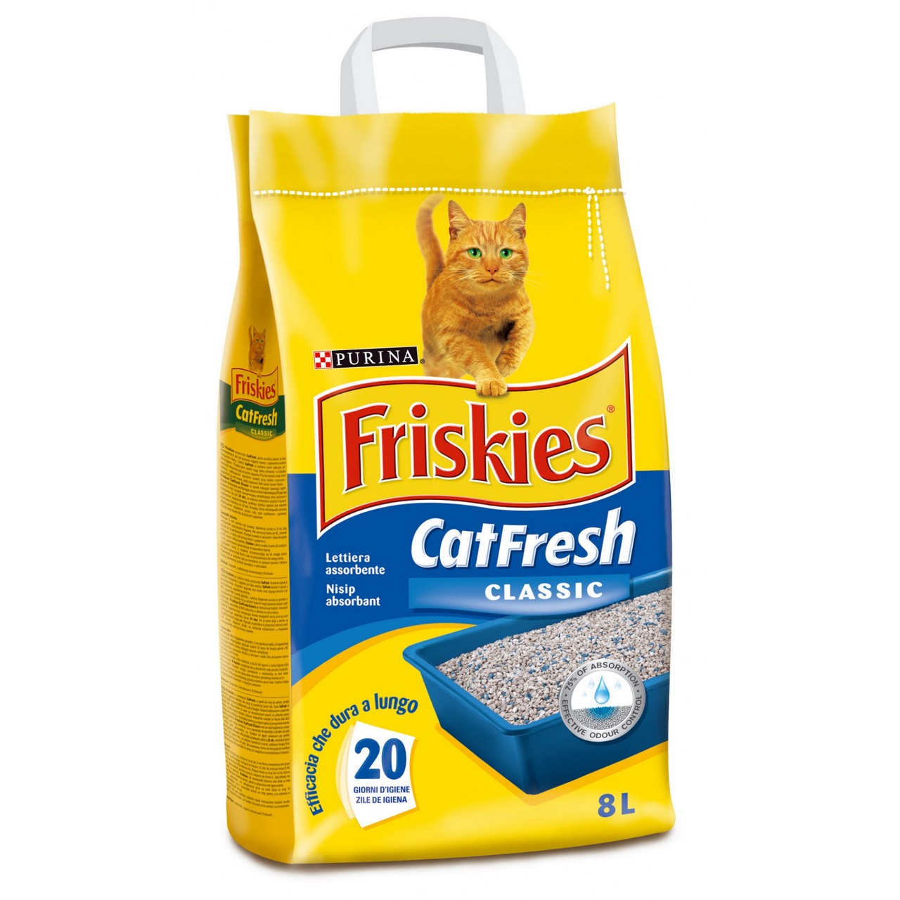 FRISKIES LETTIERA ASSORBENTE CAT FRESH CLASSIC 8LT