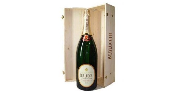 06259-1 FRANCIACORTA BERLUCCHI CUVEE IMPERIAL BRUT, JEROBOAM CASSETTA IN LEGNO 3LT