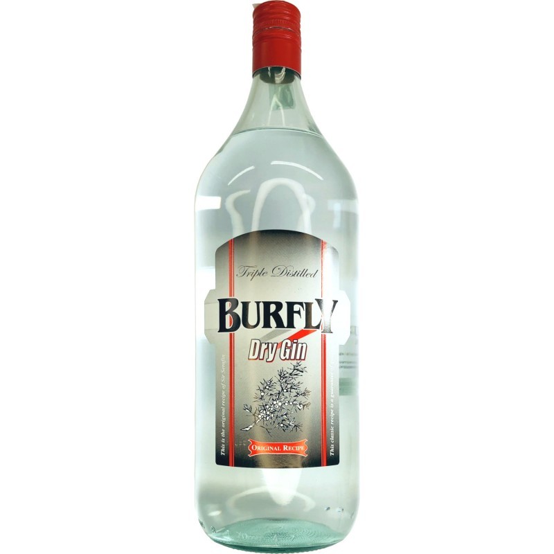 BURFLY DRY GIN 2LT