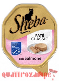 Sheba Gatto Patè Classics con Salmone 85g
