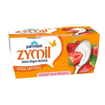 &NBSP PARMALAT ZYMIL ALTA DIGERIBILITA YOGURT CREMOSOS SENZA LATTOSIO FRAGOLA, CONFEZIONE DA 2X125GR