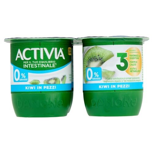 ACTIVIA YOGURT 0% GRASSI KIWI IN PEZZI GR125X4