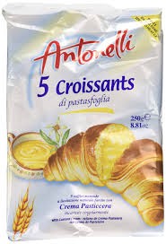 ANTONELLI CROISSANT CON CREMA PASTICCERA 250GR