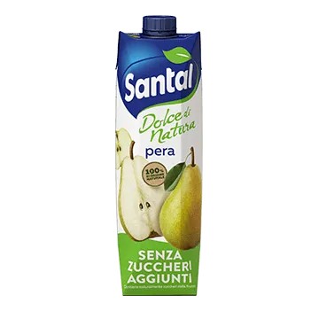 &NBSP SANTAL DOLCE DI NATURA SUCCHI DI FRUTTA SENZA ZUCCHERI AGGIUNTI GUSTO PERA 1LT