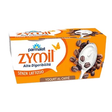 PARMALAT ZYMIL ALTA DIGERIBILITA YOGURT CREMOSOS SENZA LATTOSIO CAFFè, CONFEZIONE DA 2X125GR