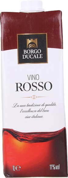 &NBSP BORGO DUCALE VINO ROSSO DA TAVOLA BRIK 1LT