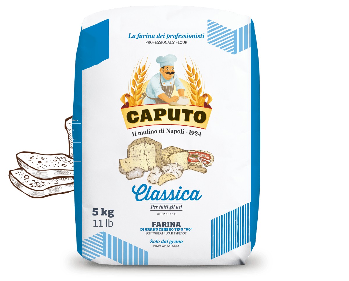 11694-1 Caputo, il Mulino di Napoli, Farina Classica di Grano Tenero Tipo"00" kg5