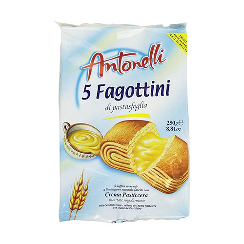 ANTONELLI FAGOTTINI CREMA PASTICCERA 210GR