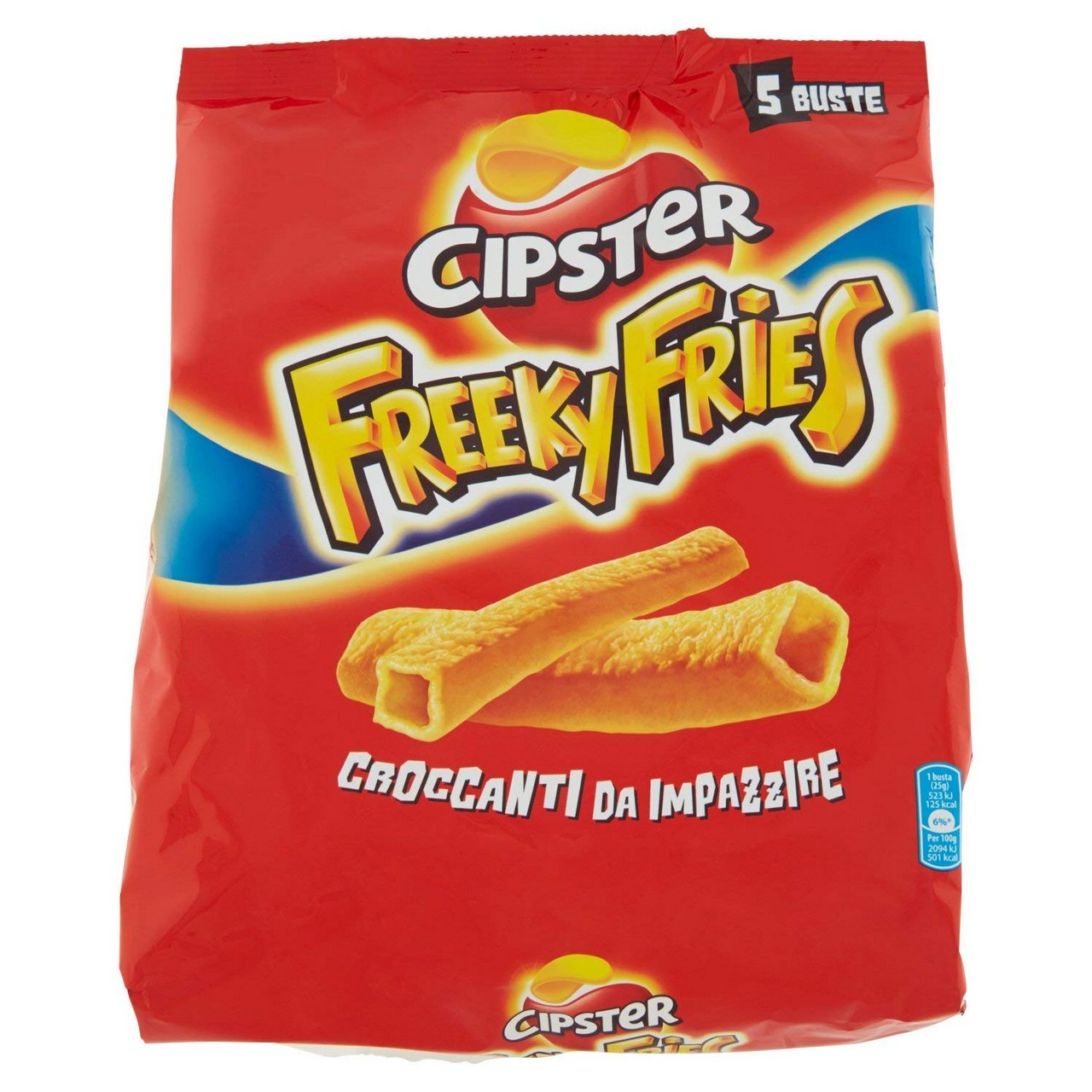 CIPSTER FREEKY FRIES MULTIPACCO 125GR