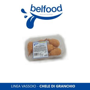 BELFOOD CHELE DI GRANCHIO VASSOIO DA 6 PEZZI ALL'INTERNO