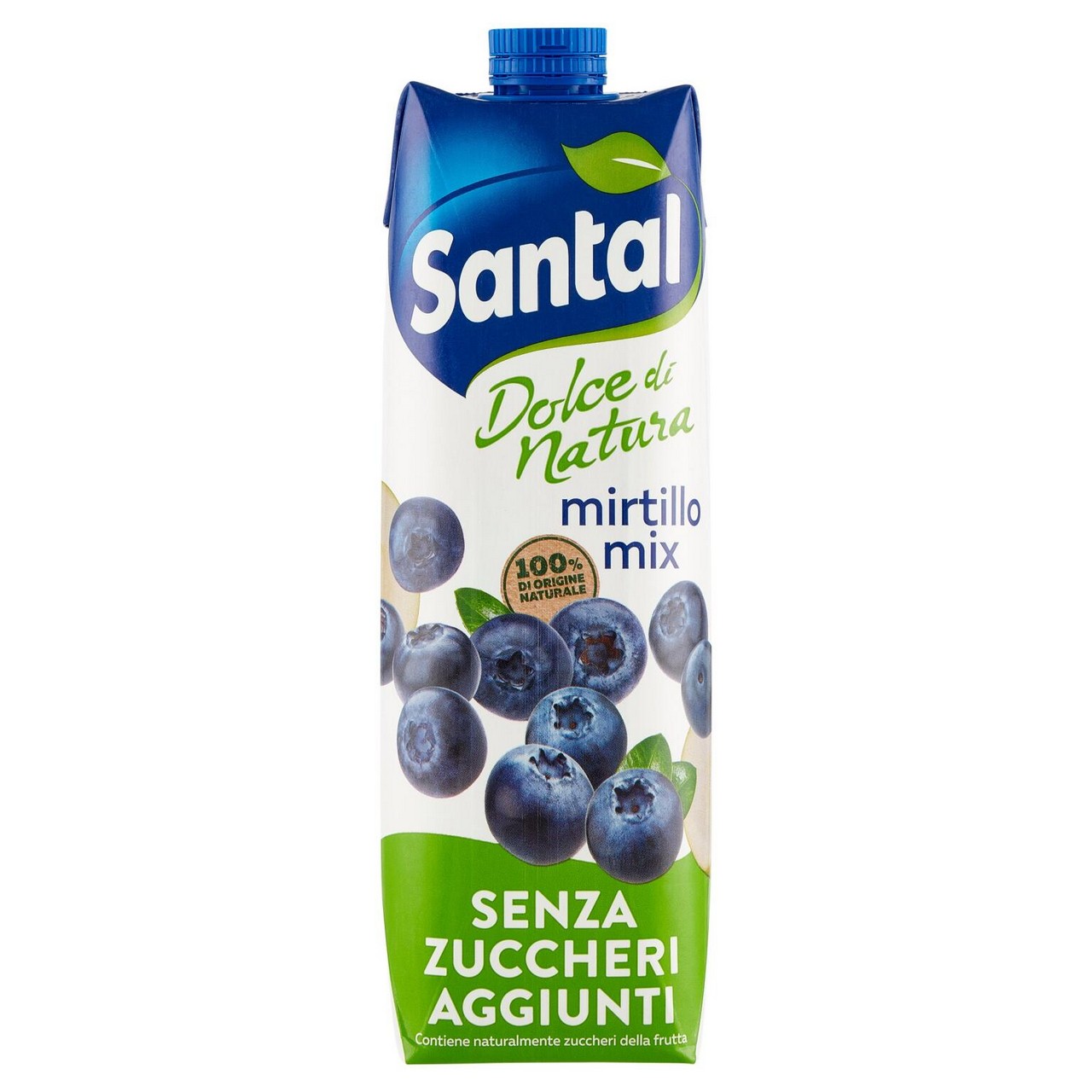 &NBSP SANTAL DOLCE DI NATURA SUCCHI DI FRUTTA SENZA ZUCCHERI AGGIUNTI GUSTO MIRTILLO 1LT