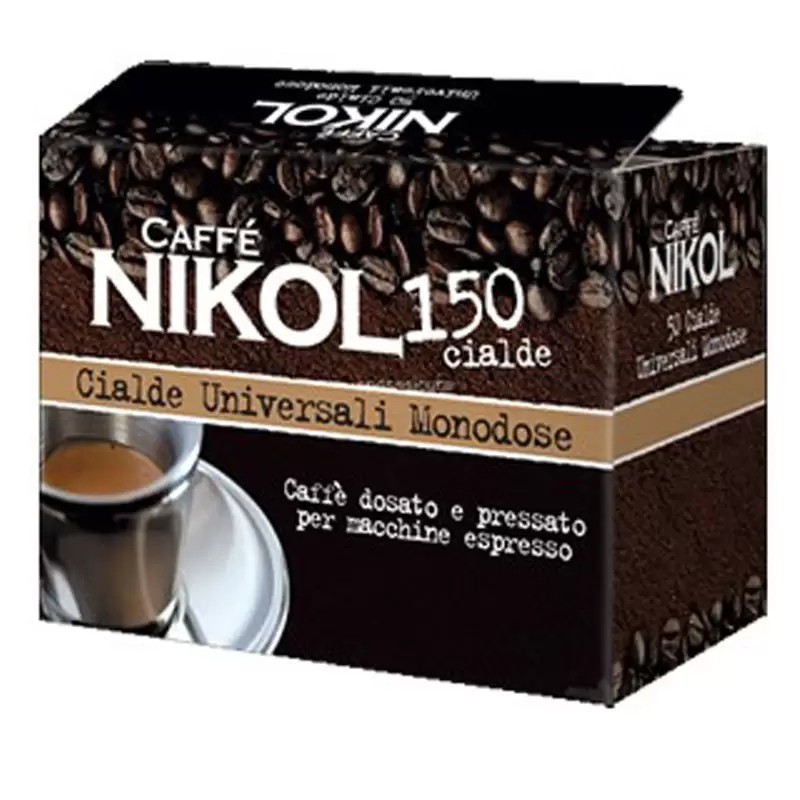 CAFFE NIKOL CIALDE UNIVERSALI MONODOSE, CONFEZIONE DA 150 CIALDE