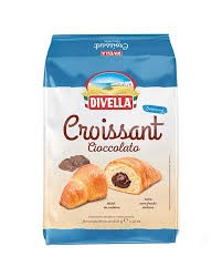 DIVELLA CROISSANT AL CIOCCOLATO CONFEZIONE DA 5 MERENDINE, 210GR