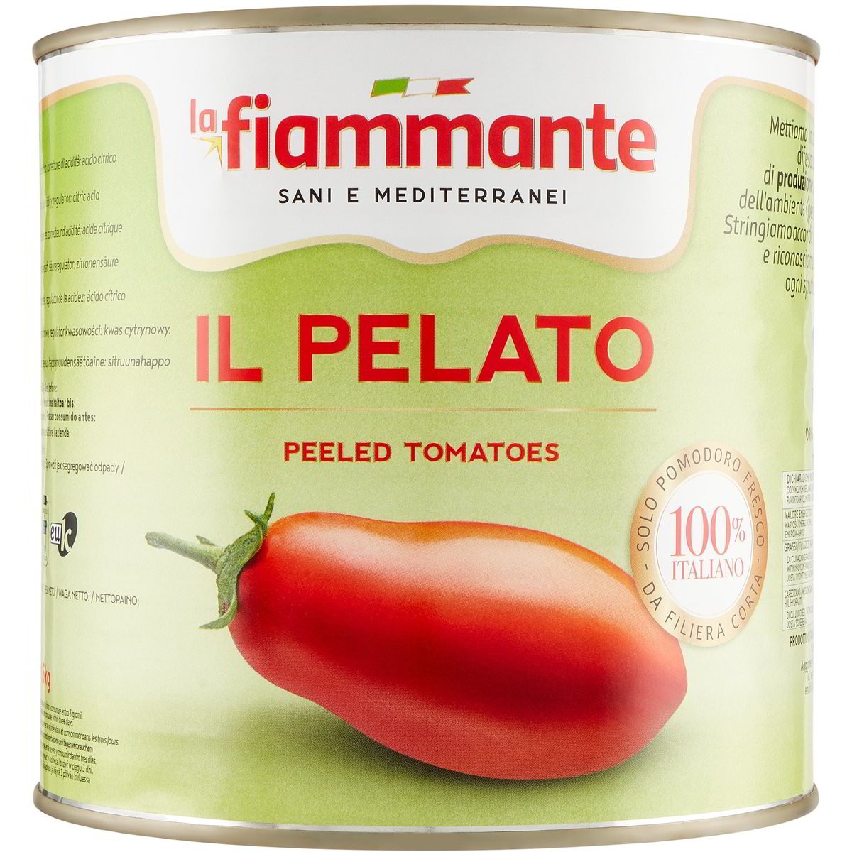 LA FIAMMANTE POMODORI PELATI IN LATTA 2,5 KG