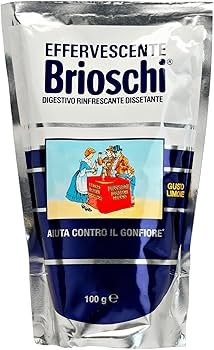 BRIOSCHI EFFERVESCENTE DIGESTIVO RINFRESCANTE E DISSETANTE GUSTO LIMONE BUSTA 100GR