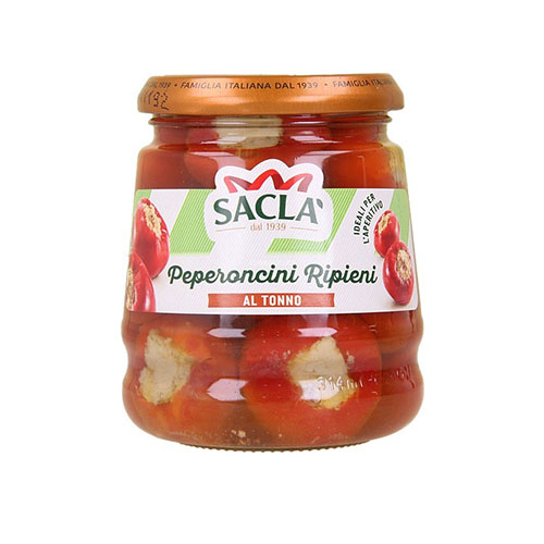 SACLA' PEPERONCINI RIPIENI AL TONNO 280GR