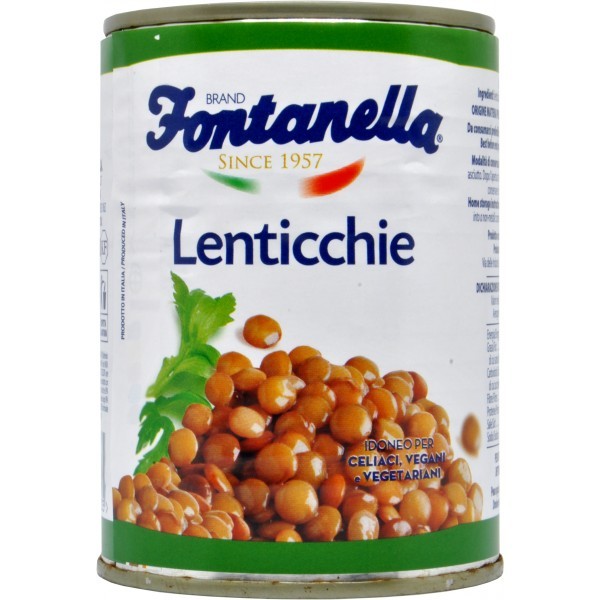 FONTANELLA LENTICCHIE SCATOLA 400G