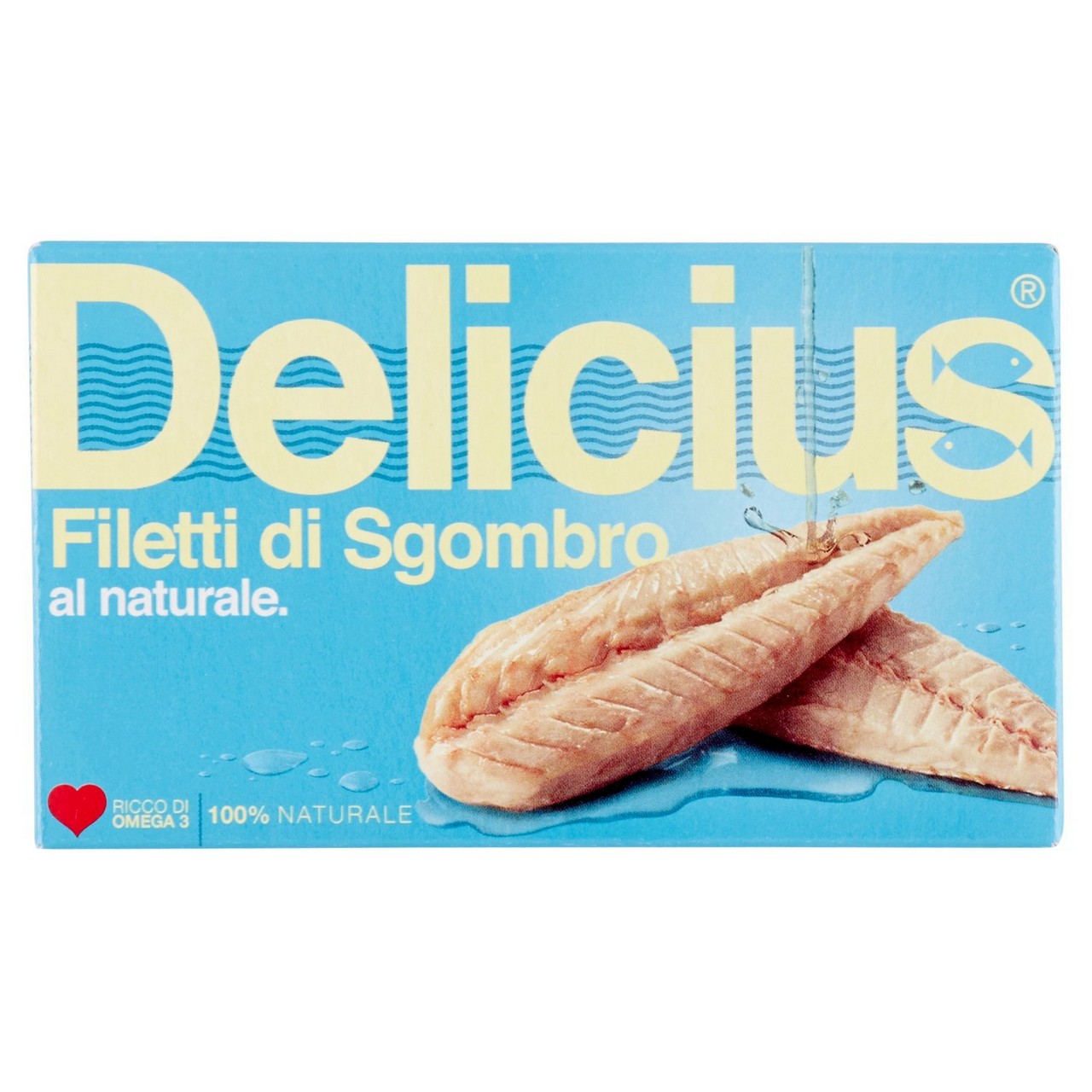 DELICIUS FILLETTI DI SGOMBRO AL NATURALE 125G