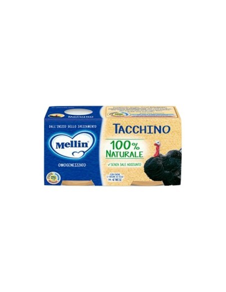00517-1 MELLIN OMOGENEIZZATO TACCHINO GR80X2