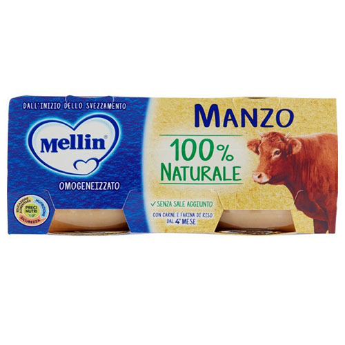 MELLIN OMOGENEIZZATO MANZO GR80X2