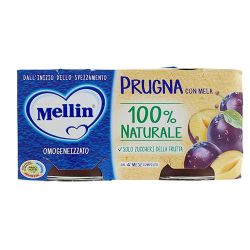 MELLIN OMOGENEIZZATO PRUGNA GR100X2