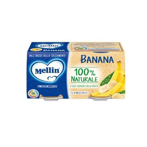 MELLIN OMOGENEIZZATO BANANA GR100X2
