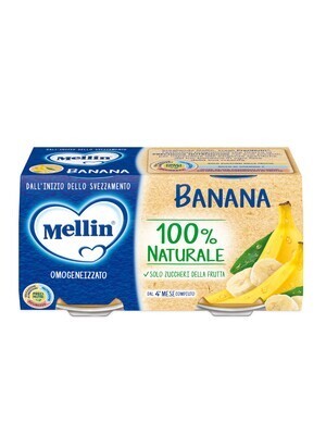 00524-1 MELLIN OMOGENEIZZATO BANANA GR100X2