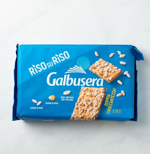 GALBUSERA RISO SU RISO CRACKERS CON RISO SOFFIATO 380GR